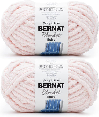 Blanket Extra Chunky Chenile Acrylic Yarn - 2 Pack