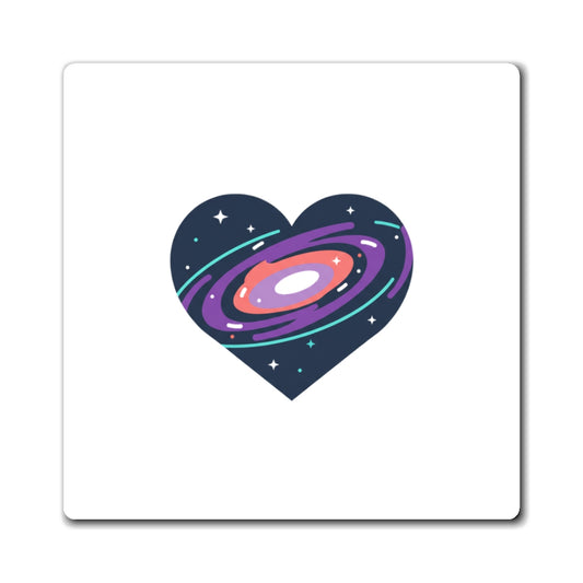 Galaxy Heart Magnet | Cosmic Fridge Decor & Locker Magnet | Valentine & Galentine Gift for Teens | Y2K Aesthetic