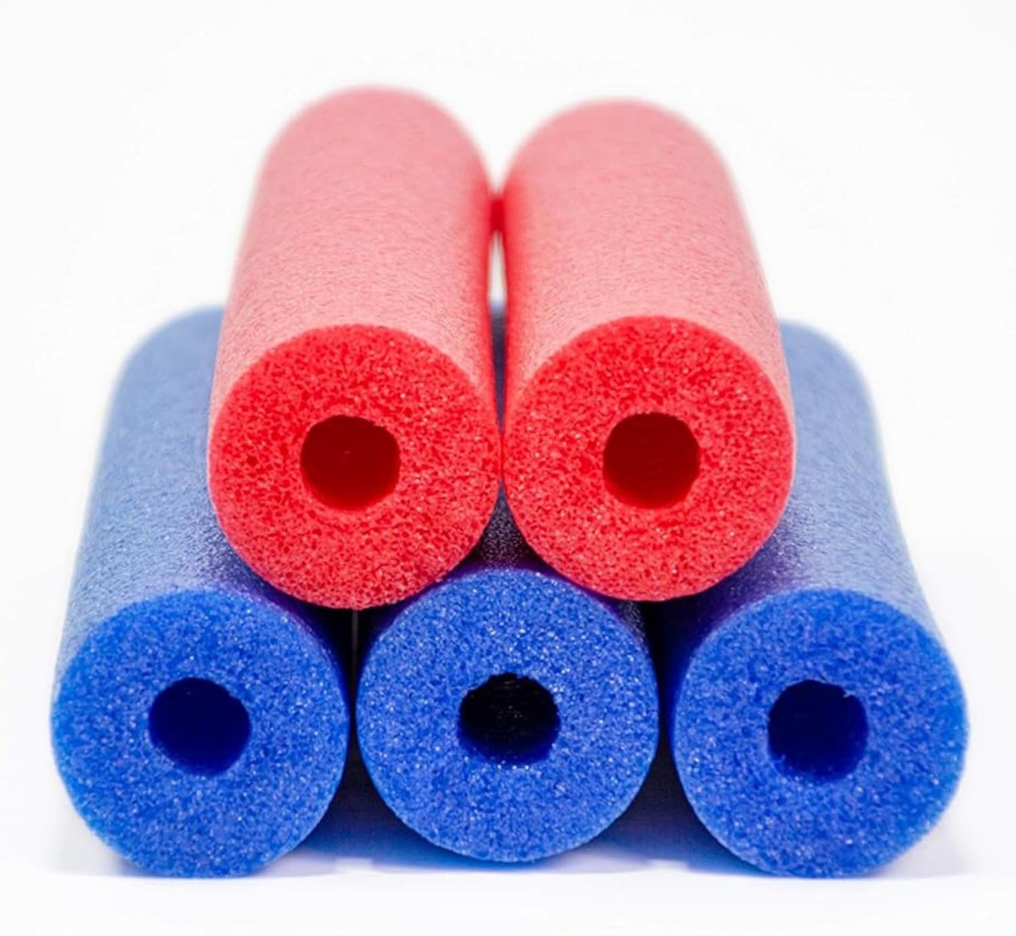 Pool Noodles,  5 Pack of 52 Inch Hollow Foam Swim Noodles, Bright Foam Noodles for Swimming, Floating and Craft Projects