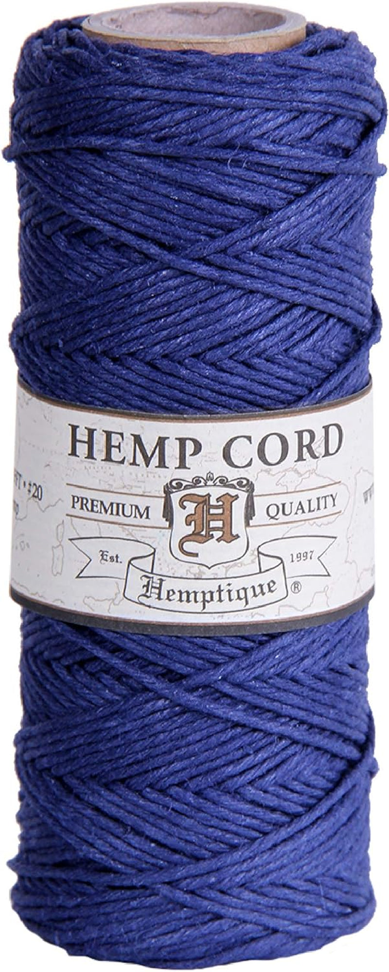 100% Hemp Cord Spool - 62.5 Meter Hemp String - Made with Love - No. 20 ~ 1Mm Cord Thread for Jewelry Making, Macrame, Scrapbooking, DIY, & More - White