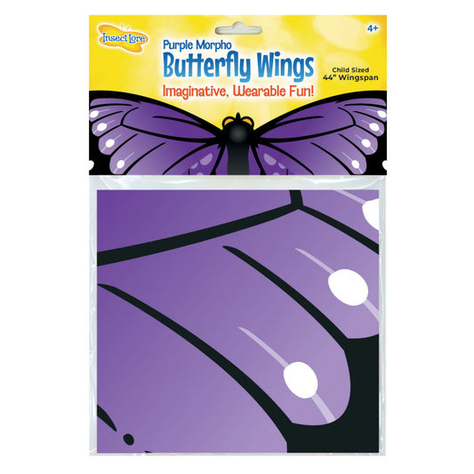 Dress-Up Morpho Butterfly Wings, Purple