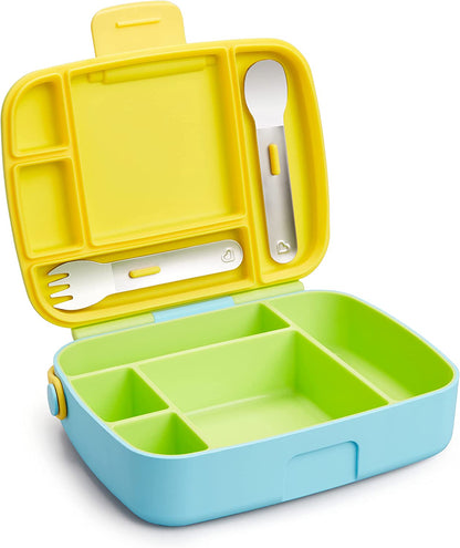 ® Lunch™ Bento Box for Kids, Includes Utensils, Green