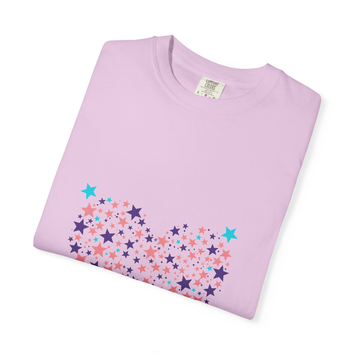 Star Cluster Heart Graphic | Garment-Dyed Unisex Tee, Soft Cotton | Valentine & Galentine Gift for Lover, Friend | Y2K Aesthetic