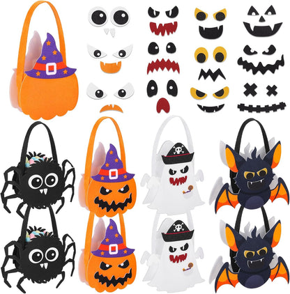 Mini Halloween Treat Bags Halloween Bucket Halloween Trick or Treat Bag Great Fun Halloween Home Activities Decorating for Halloween DIY Crafts