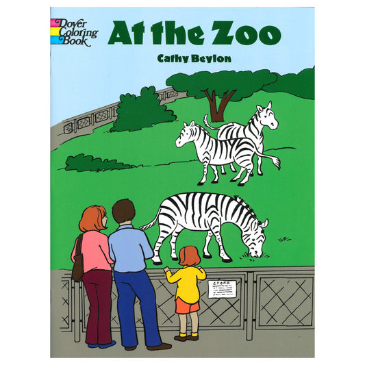 At The Zoo Coloring Book