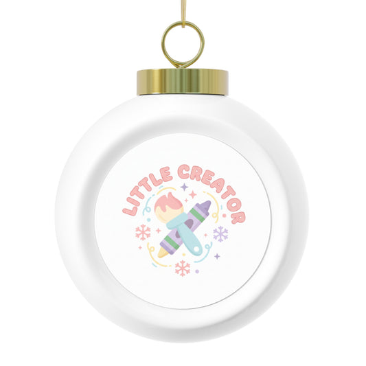 Christmas Ball Ornament - Little Creator