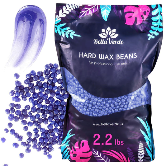 Wax Beans 2.2lb   Hard Wax Beads for Hair Removal   Brazilian Eyebrow Home Body