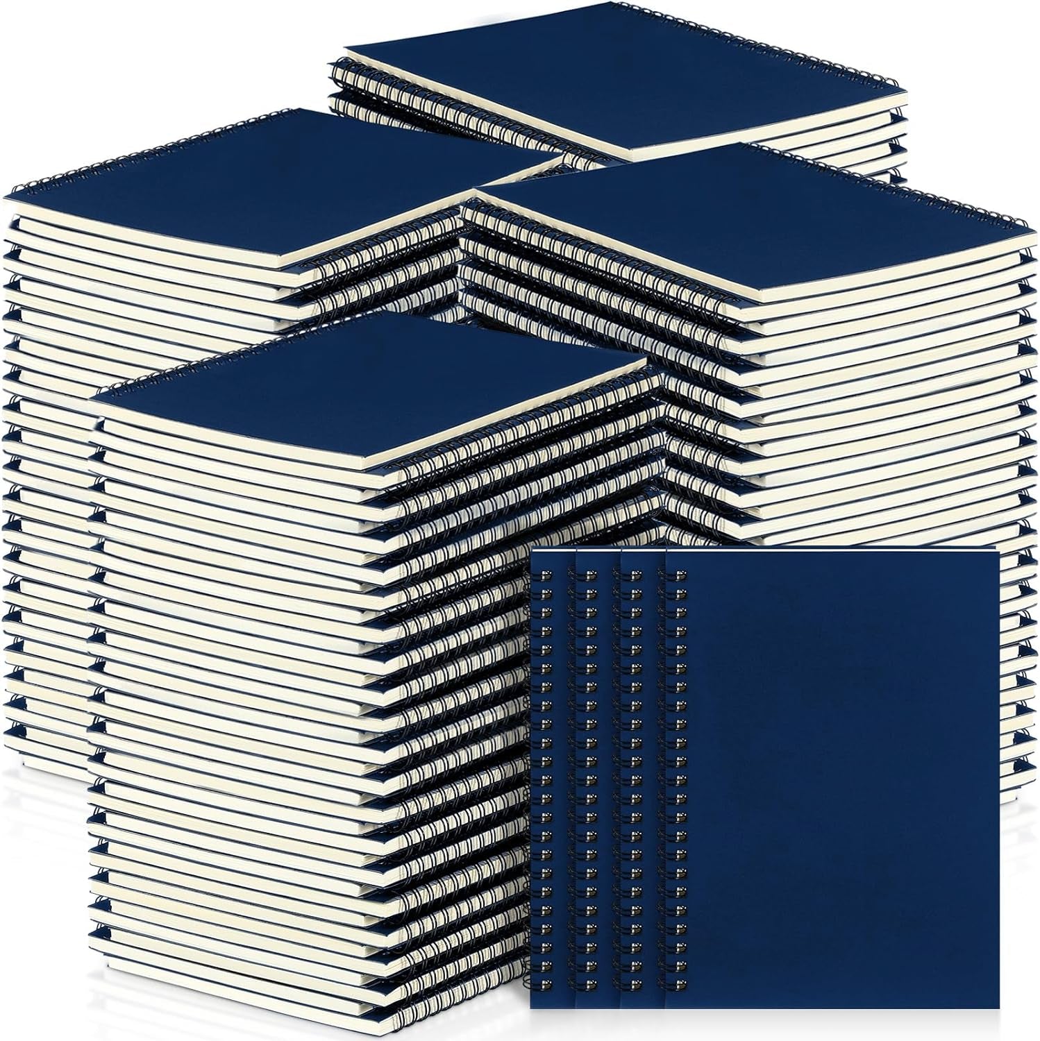 Spiral Notebook Bulk A5 College Ruled Journals Notebooks Lined 8.3 X 5.5 Inch Note Books Composition Writing Thick Paper Notebook for Office Business School Gifts Supplies(Multi Color, 18 Pcs)