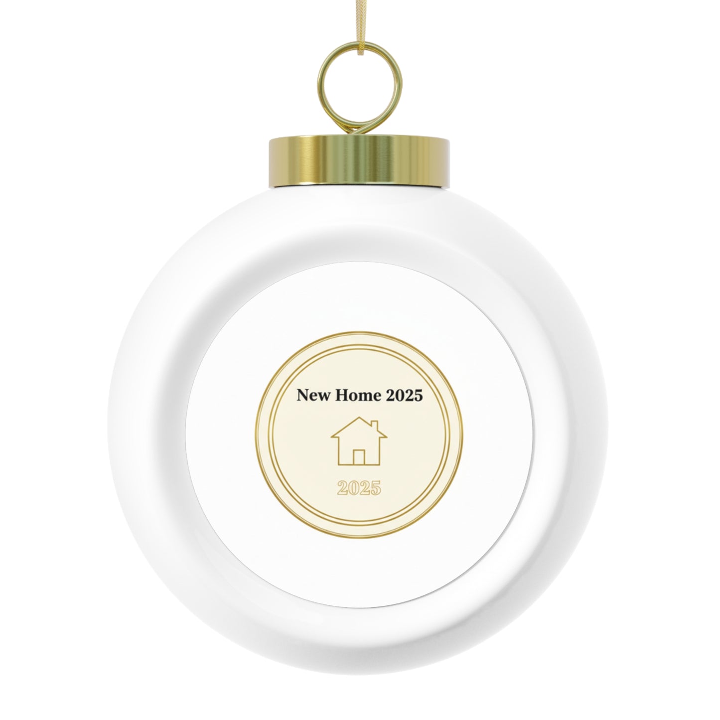 Christmas Ball Ornament New Home 2025