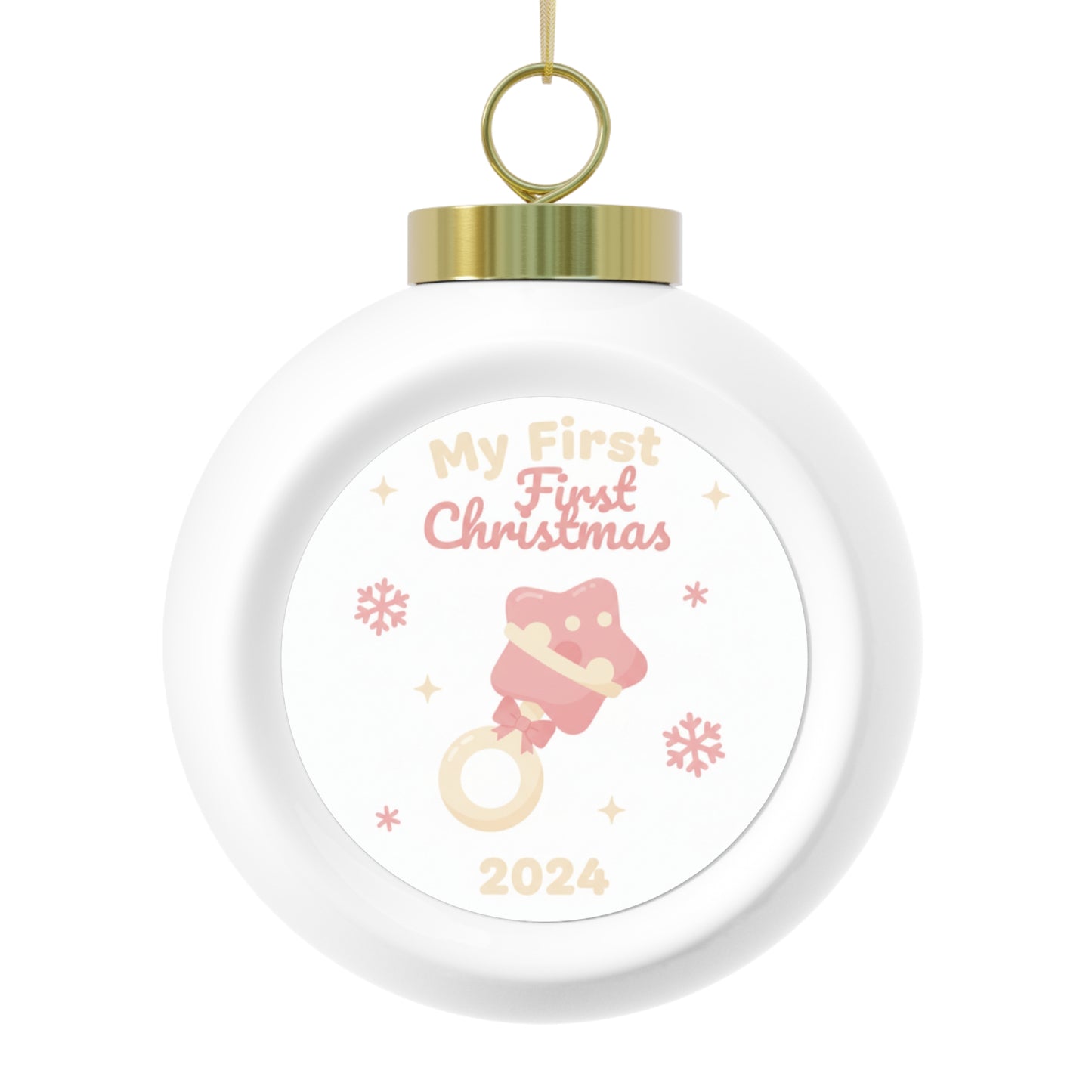 Christmas Ball Ornament - My First Christmas