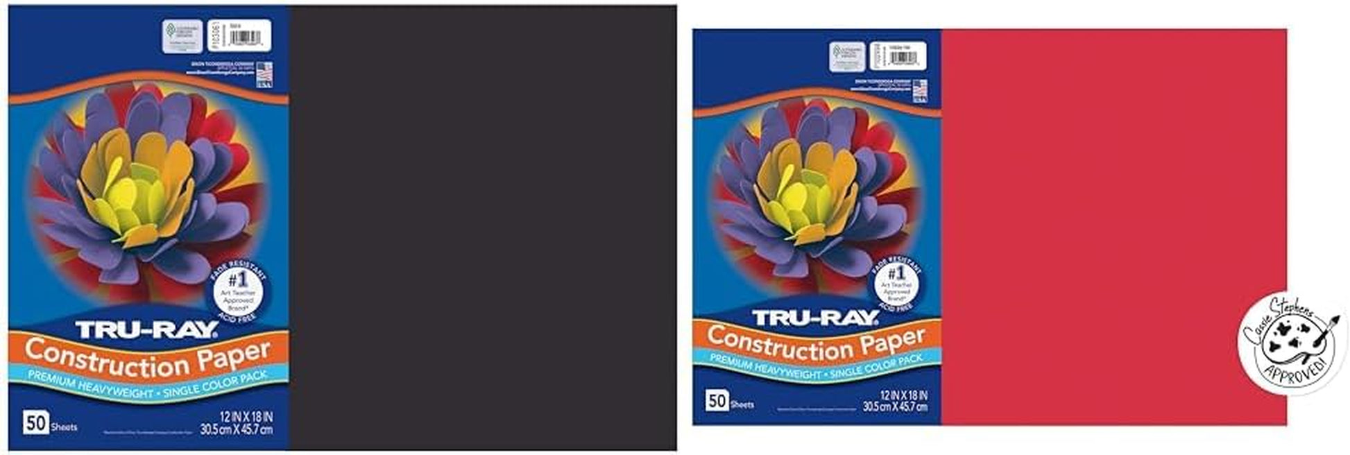 Recycled  Construction Paper, 12" X 18", Black (PAC103061) Category: Art and Drafting Paper