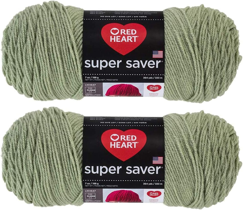 Bulk Buy:  Super Saver (2-Pack) (Cherry Red, 7 Oz Each Skein)