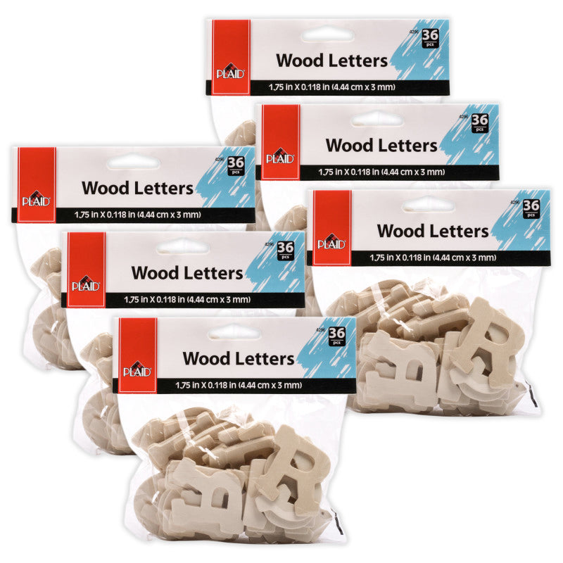 Fun Font Letter Pack, 36 Per Pack, 6 Packs