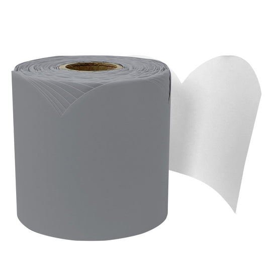 Rolled Scalloped Bulletin Board Border, Steel Gray, 65 Feet