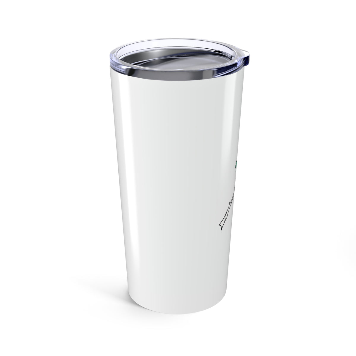 Cherry Blossom Ink Branch | 20oz Stainless Steel Tumbler for Travel | Family & Friend Gift | Hand-Drawn Irony Aesthetic