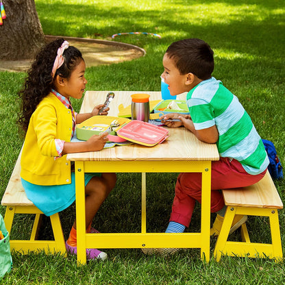 ® Lunch™ Bento Box for Kids, Includes Utensils, Green