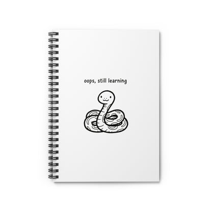 Spiral Journal Notebook, Baby Snake Cute, School Gift, Book Collector