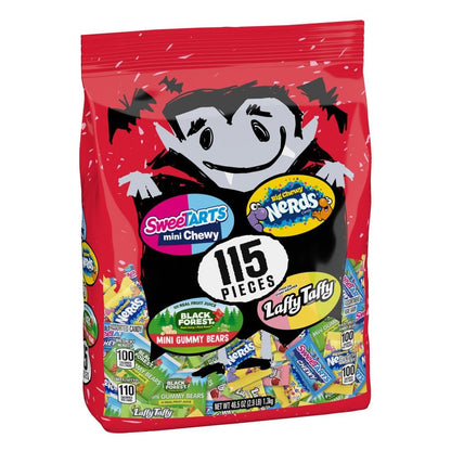 Assorted Trick or Treat Candy, Dracula Delight Mix, 115Ct Bag