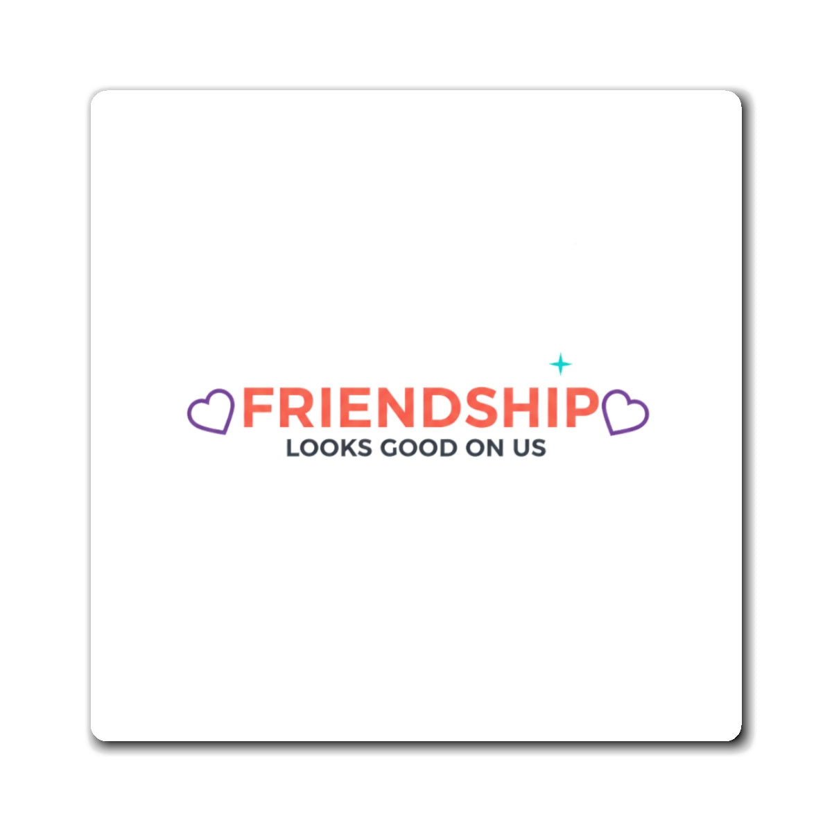 Galentine Squad Goals | Friendship Magnet for Locker & Fridge | Bestie & Family Gift | Y2K Aesthetic Valentine Vibes