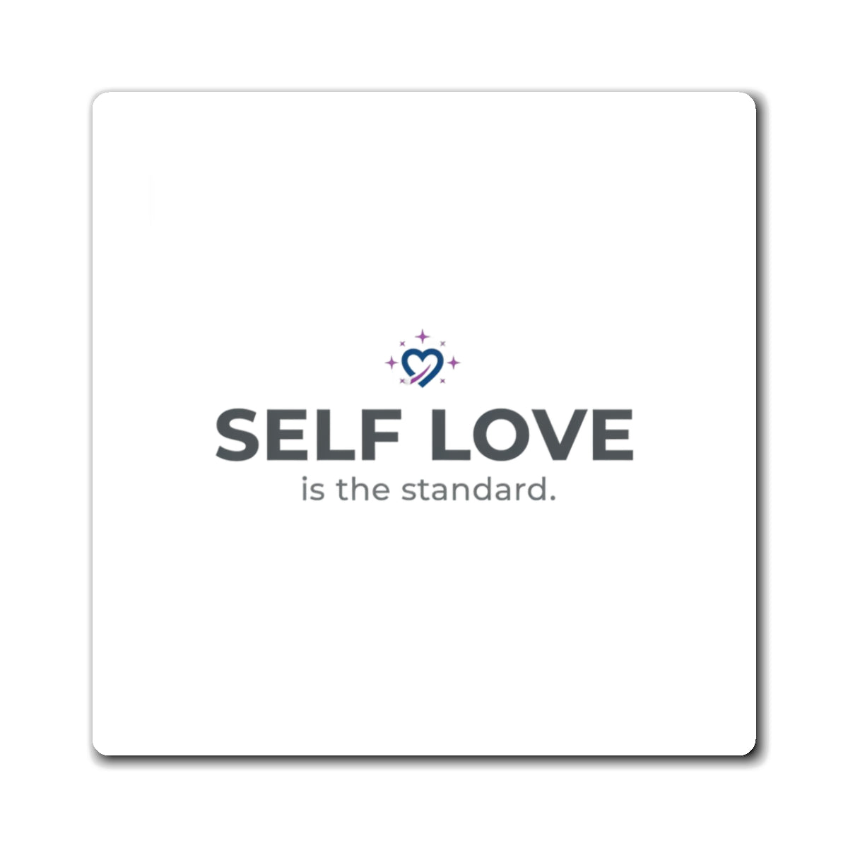Self Love Gradient Quote | Sublimation Magnet Set for Locker & Fridge | Galentine’s Day, Teens & Friends | Y2K Aesthetic