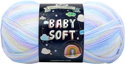 (1 Skein) Babysoft Baby Yarn Yarn, White