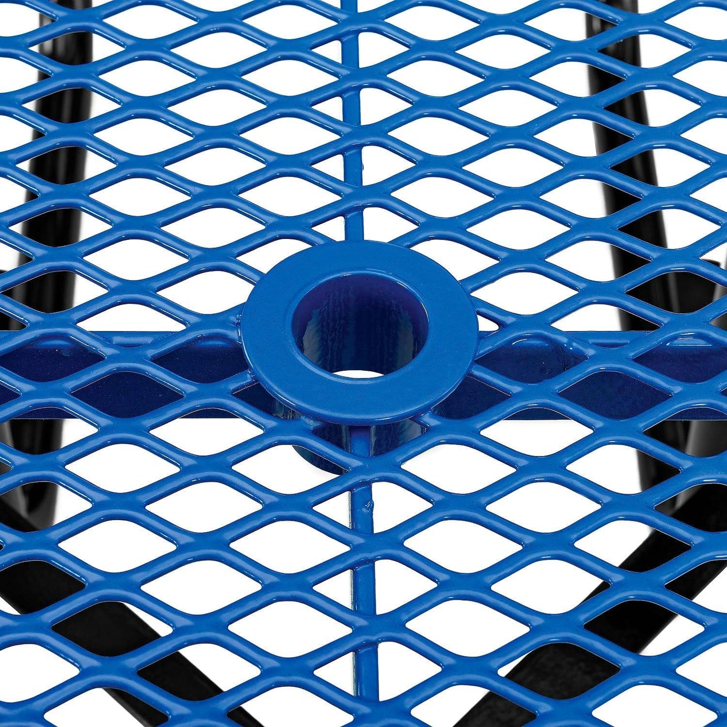 46" Wheelchair Accessible round Picnic Table, Surface Mount, Blue