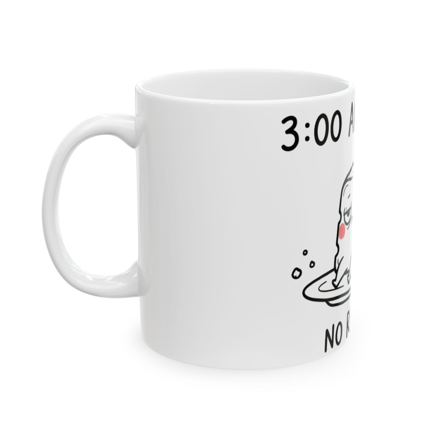 11oz Ceramic Mug, Three Am Cheese, Family Gift, Friend Gift