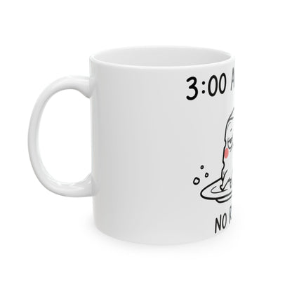 11oz Ceramic Mug, Three Am Cheese, Family Gift, Friend Gift