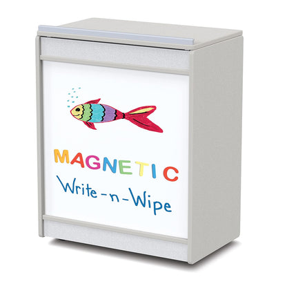 Rainbow Accents 0543JCMG000 Big Book Easel - Magnetic Write-N-Wipe - Gray