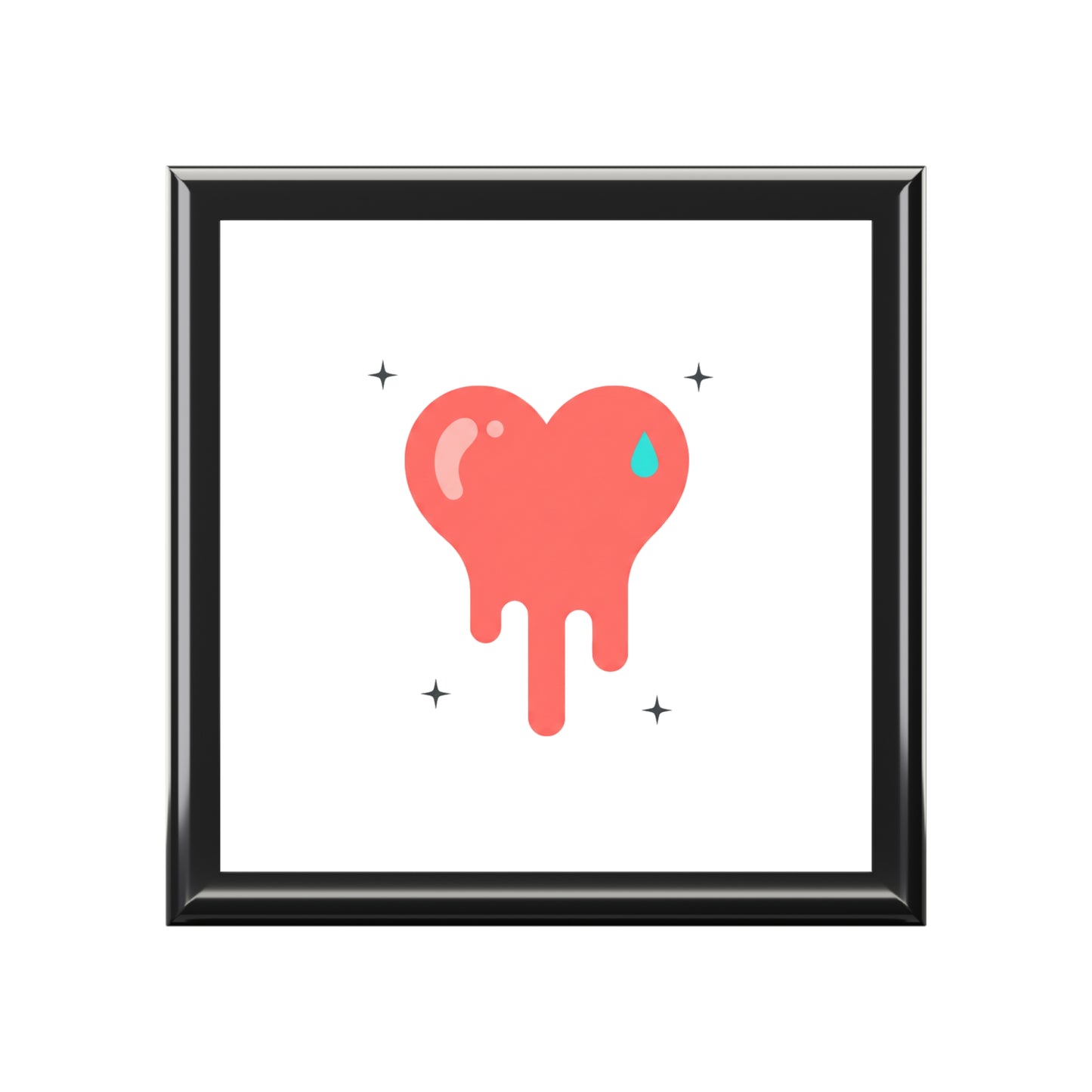 Melting Heart Drip Gradient | Jewelry Box for Rings & Trinkets | Valentine, Galentine’s & Self-Love Gift | Y2K Aesthetic