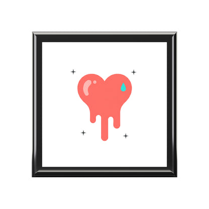 Melting Heart Drip Gradient | Jewelry Box for Rings & Trinkets | Valentine, Galentine’s & Self-Love Gift | Y2K Aesthetic