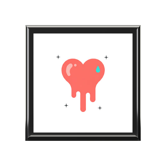 Melting Heart Drip Gradient | Jewelry Box for Rings & Trinkets | Valentine, Galentine’s & Self-Love Gift | Y2K Aesthetic