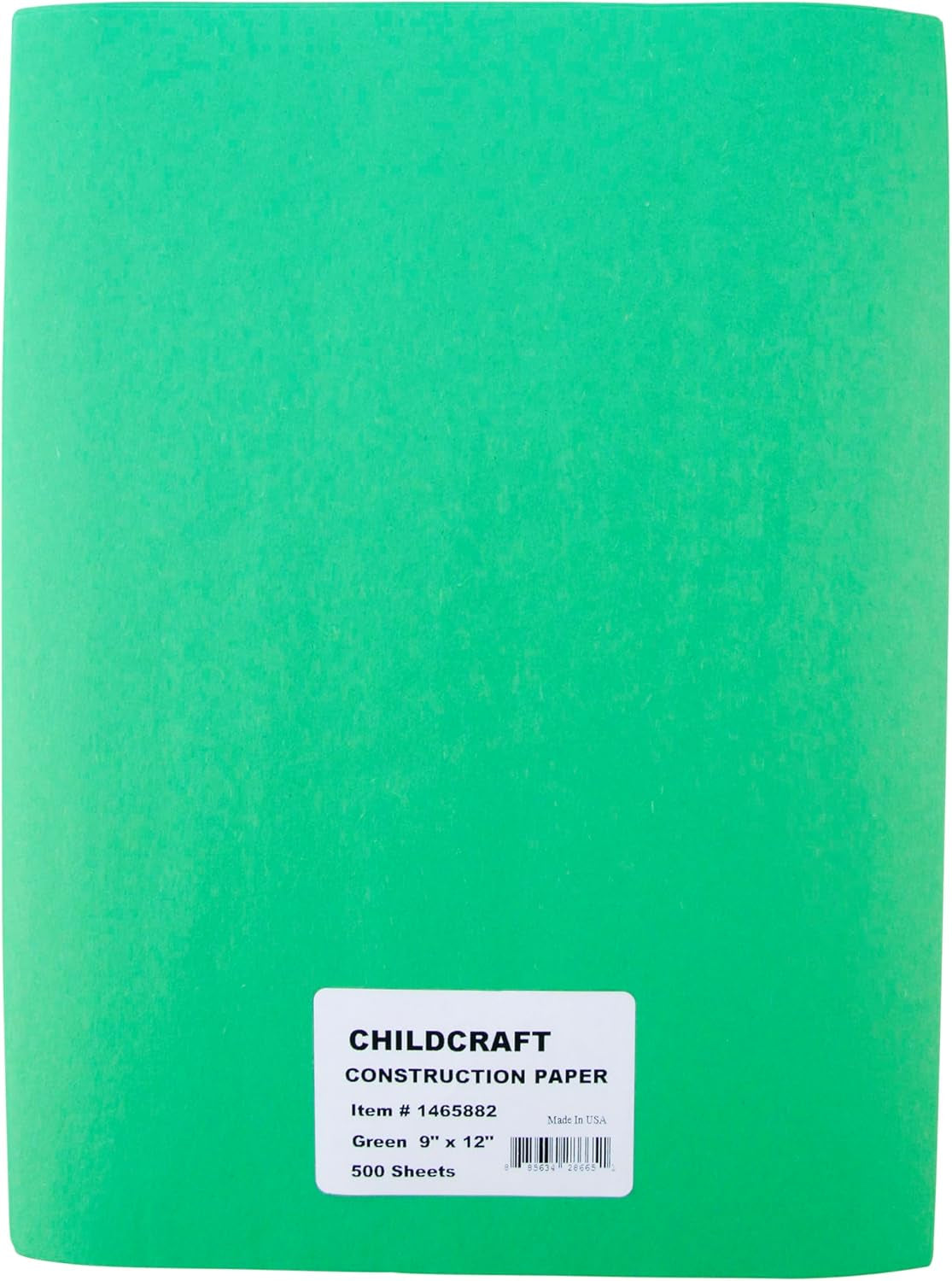 Construction Paper, 9 X 12 Inches, Green, 500 Sheets - 1465882