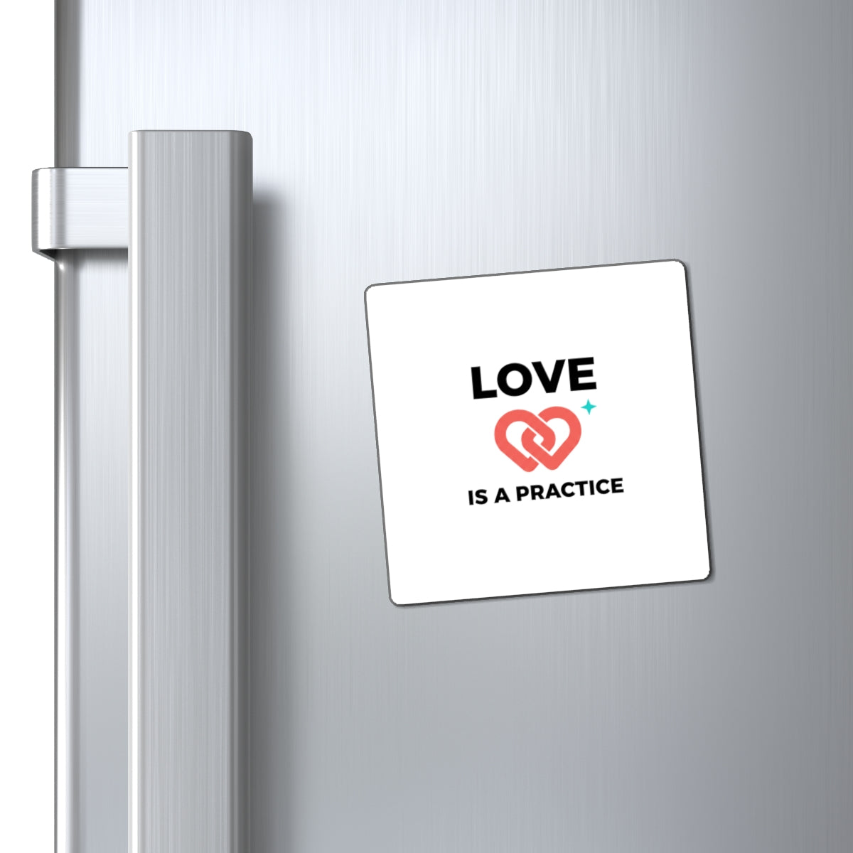 Minimal Love Heart Line Art | Minimalist Valentine Magnets Set | Galentine’s & Couple Gift | Clean Modern Typography