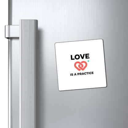 Minimal Love Heart Line Art | Minimalist Valentine Magnets Set | Galentine’s & Couple Gift | Clean Modern Typography