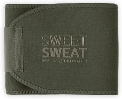 Sweet Sweat Waist Trimmer for Women and Men - Sweat Band Waist Trainer for High-Intensity Training & Workouts, 5 Sizes