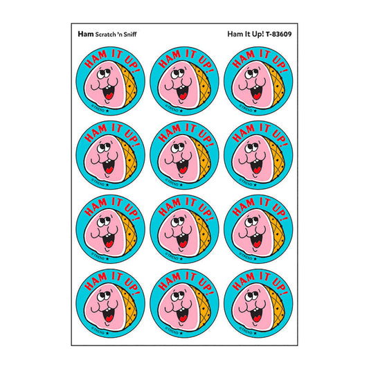 Ham It Up!/Ham Scented Stickers, Pack of 24