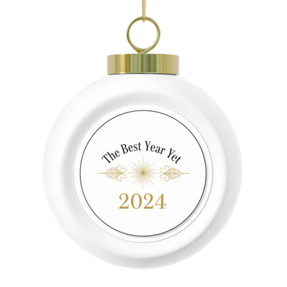 Ceramic Christmas Ornament — The Best Year Yet