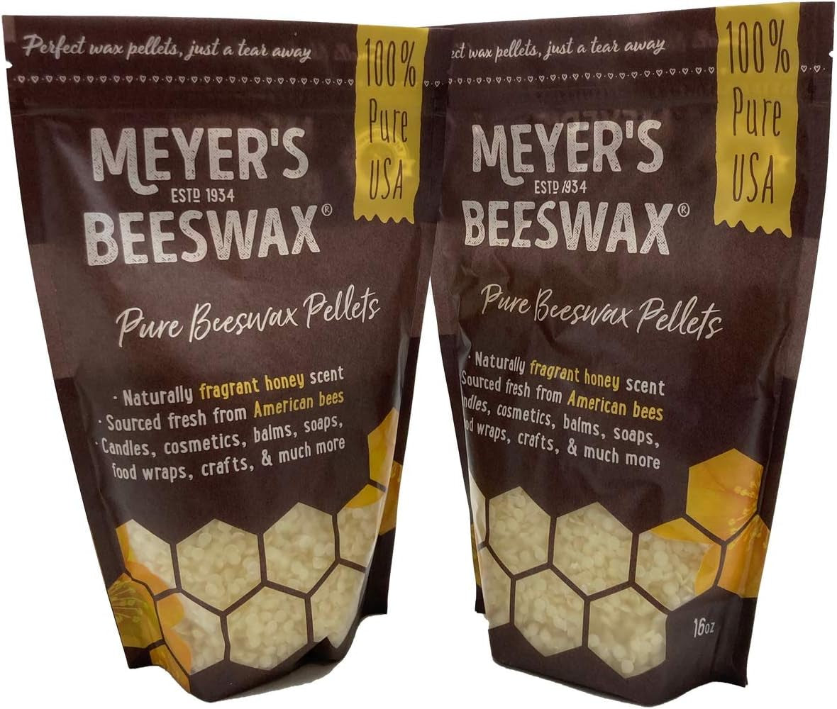 Meyer'S 100% Pure Domestic USA Beeswax, Not Imported, Chemical Free Triple Filtered Pellets for All Your Do It Yourself