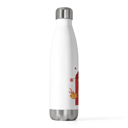 Red Envelope Horse Emblem 044 | 20oz Insulated Stainless Steel Tumbler Bottle | Lunar New Year Gift for Family & Teachers | Gold Foil Red