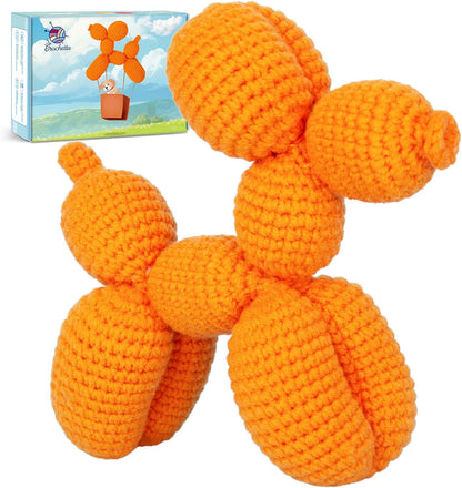 Crochet Kit for Beginner, Crochet Starter Kit W Step-By-Step Video Tutorials, Crochet Kit for Beginners, Beginner Crochet Kit for Adults Kids Women Men Complete Kit Included (Axolotl 2Pack)