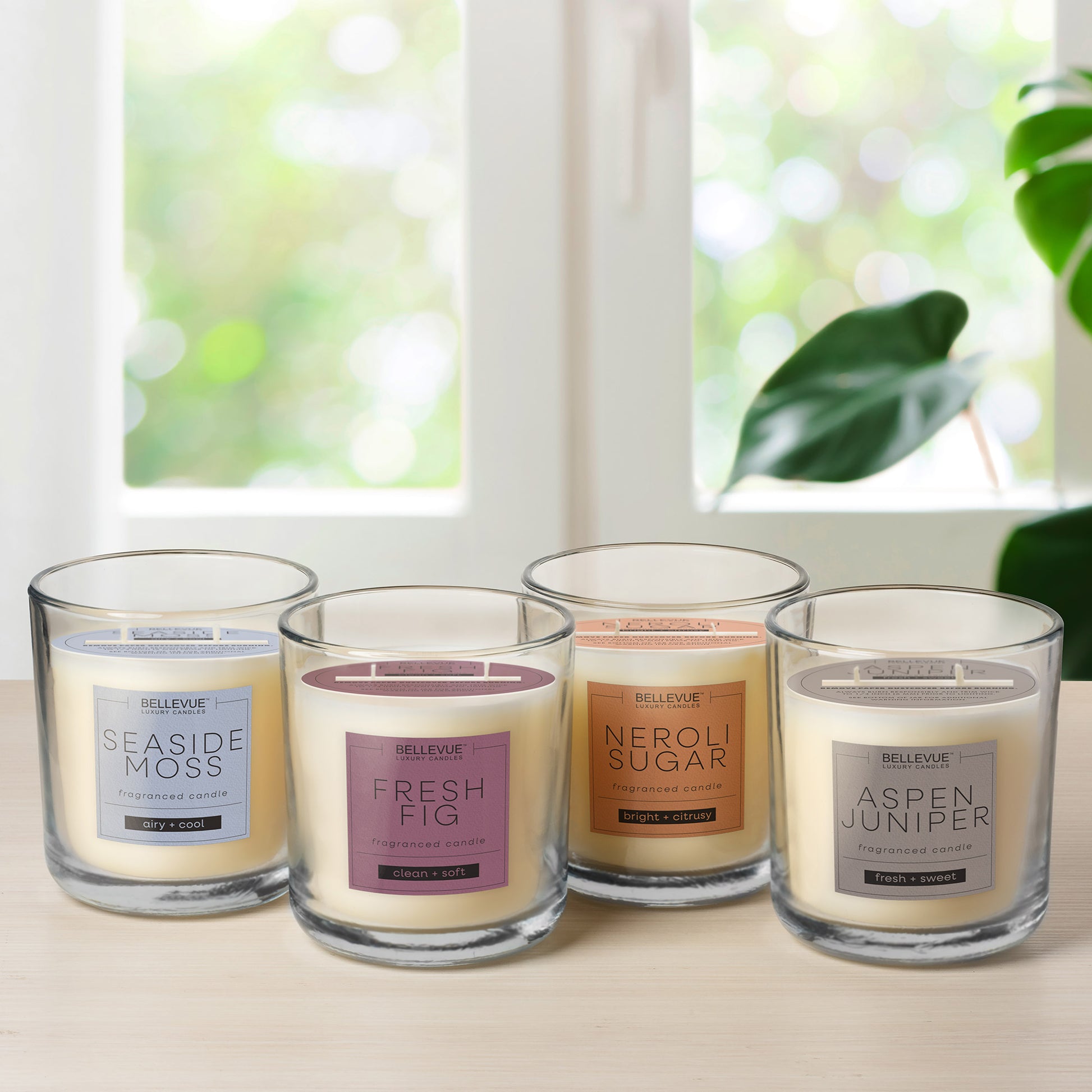 Luxury Candles, 11Oz, 4-Pack, Soy Blend Candles