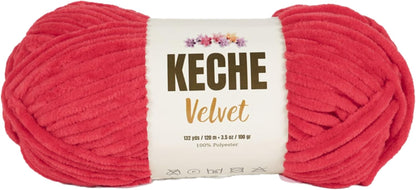 Velvet Yarn for Crocheting, Soft Chenille Bulky Baby Blanket Amigurumi Yarn 100 Gr (132 Yds) - Latte