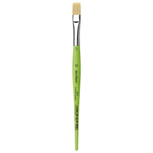 FIT Synthetics Student Brush, Synthetic, Acrylic & Oil, Flat, Series 379, Size 12