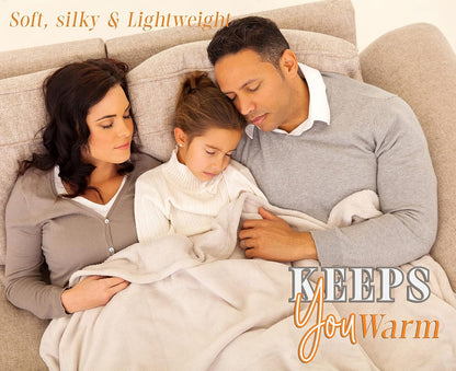 Lightweight Throw Blanket- Halloween Themed, Soft, Cozy and Plush- Perfect for Lounging This Spooky Season, 50 X 60 Inches, Skull & Bones