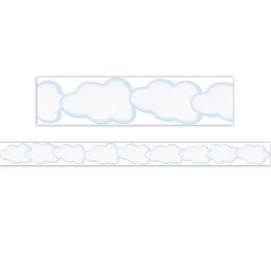 Clouds Die-Cut Border Trim, 35 Feet
