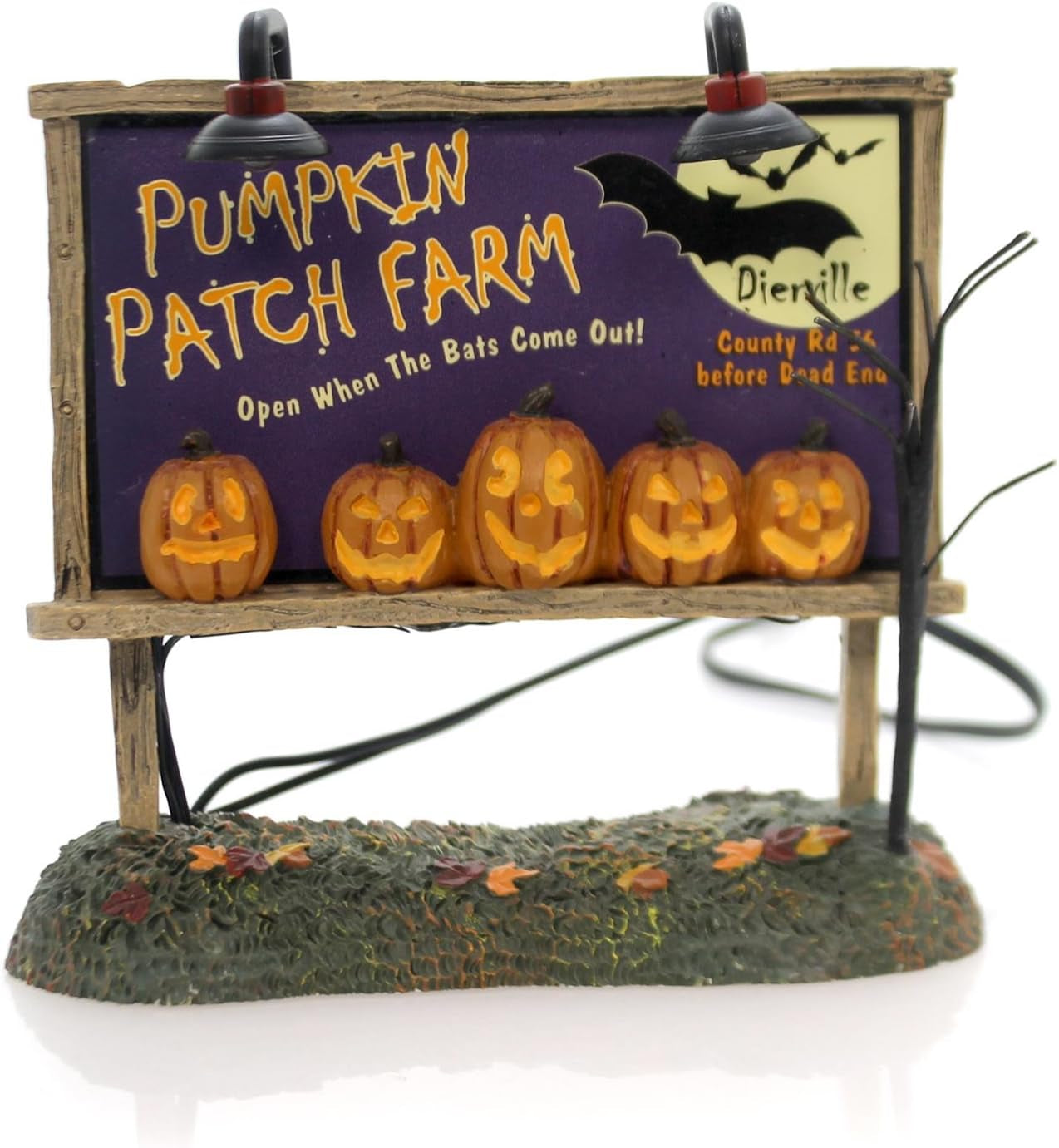 Village Accessories Lit Pumpkin Patch Billboard General Accessory