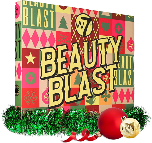 Beauty Blast Advent Calendar 2024-24 Individually Boxed, Makeup & Cosmetic Surprises for Christmas - Cruelty Free, Holiday Gifting