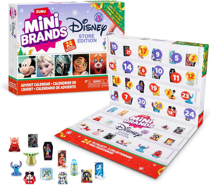 Disney Advent Calendar 2024 by   Limited Edition Advent Calendar, 24 Days of Suprises, Mini Figures, Fun Christmas Toys for Kids, Best Gift for Girls and Boys Ages 3+