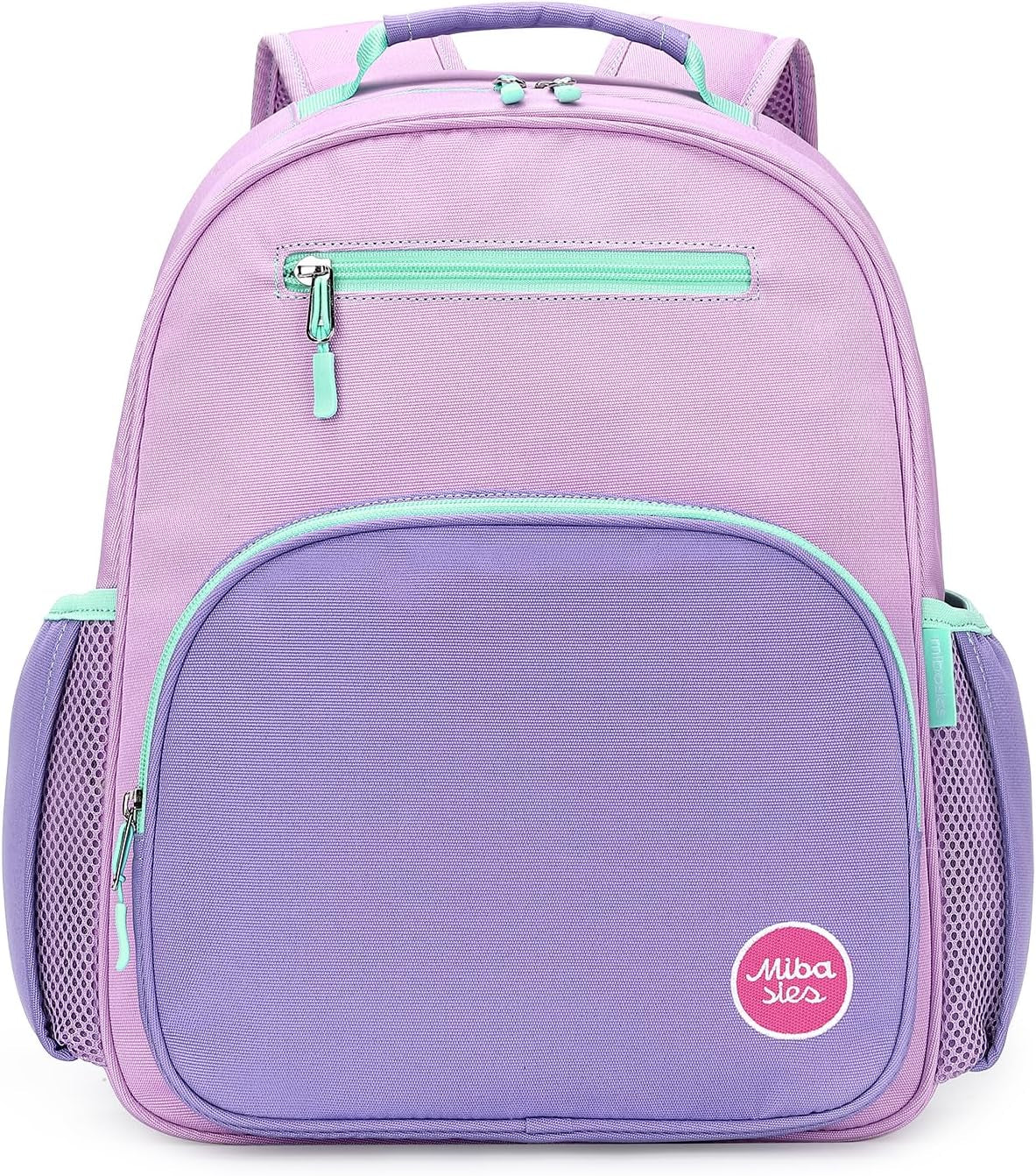 Girls Backpack for Elementary School, Backpack for Girls 5-8, Lightweight Kids Backpacks for Girls（Light Purple）